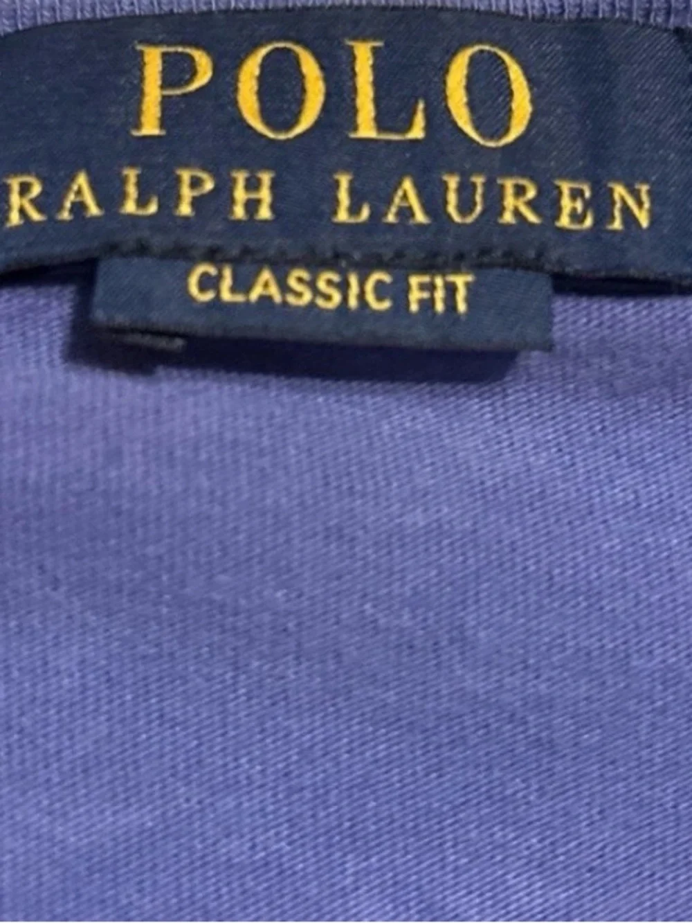 Polo by Ralph Lauren Long Sleeve Polo Graphic Tee - Periwinkle Blue